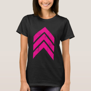 Geometrische Pfeilspitzen Formen 45 Grad Länge Län T-Shirt