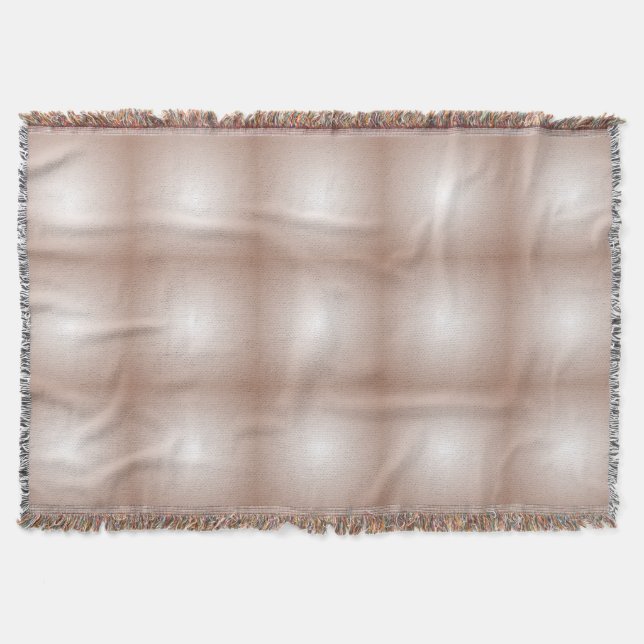Geometrische Quadrate mit Mocha Mousse Gradient Wh Decke (Vorderseite)