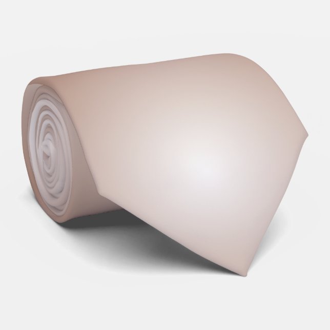 Geometrische Quadrate mit Mocha Mousse Gradient Wh Krawatte (Gerollt)