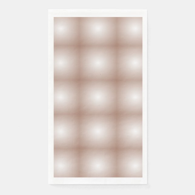Geometrische Quadrate mit Mocha Mousse Gradient Wh Serviette (Vorderseite)