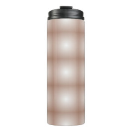 Geometrische Quadrate mit Mocha Mousse Gradient Wh Thermosbecher