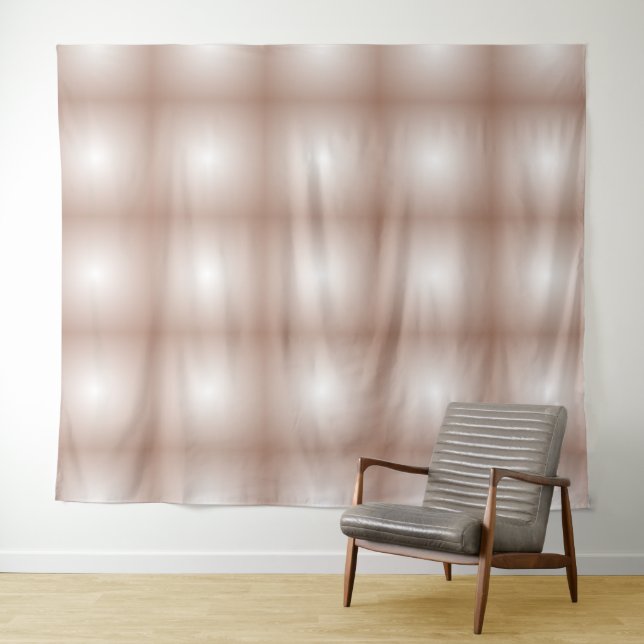 Geometrische Quadrate mit Mocha Mousse Gradient Wh Wandteppich (Beispiel (Horizontal))