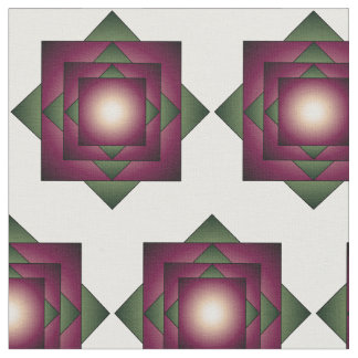 Geometrische Quadrate Stoff