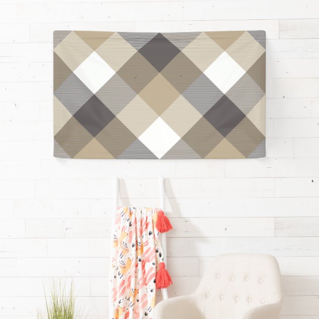 Geometrische quadratische Abstraktion 2 Banner (Insitu)