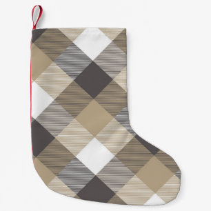 Geometrische quadratische Abstraktion 2 Kleiner Weihnachtsstrumpf