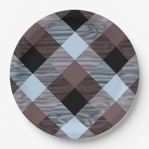 Geometrische quadratische Abstraktion 8 Pappteller