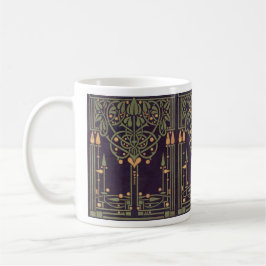 Geometrische Retro-Design-Tasse Kaffeetasse