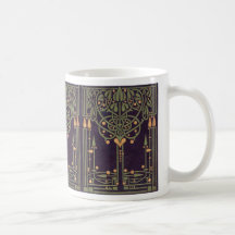 Geometrische Retro-Design-Tasse