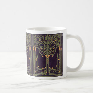 Geometrische Retro-Design-Tasse Kaffeetasse