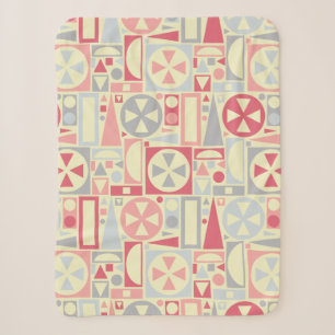 Geometrische Retro Fünfzigerjahre Mitte- des Sherpadecke