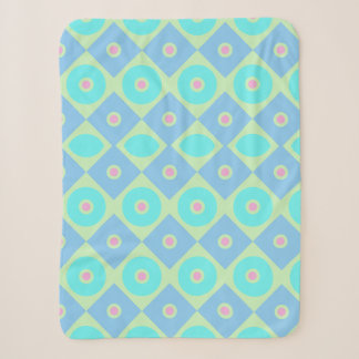Geometrische Retrofarben Sherpadecke