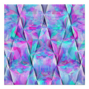 Geometrische Rippel.. Poster