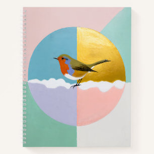 Geometrische Robin-Kugel Notizbuch