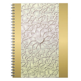 Geometrische Rose Gold LIEBE Herzmuster Notizblock
