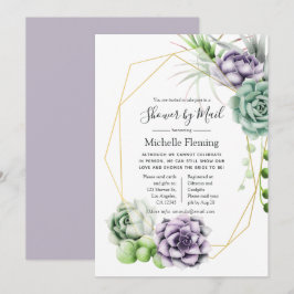 Geometrische Säuglinge Baby oder Brautparty per Ma Einladung