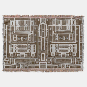 Geometrische Schalttafel Decke