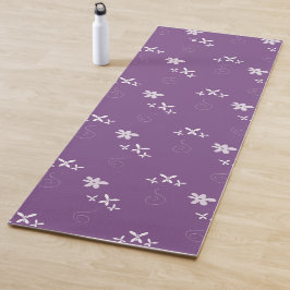 Geometrische Schmetterlinge Yogamatte