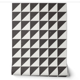 Geometrische Schwarz- und Weiß-Dreiecke Tapete
