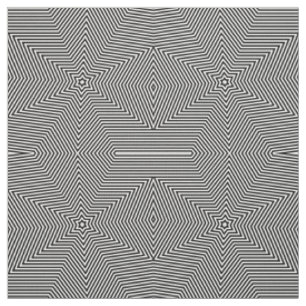 Geometrische Schwarz-weiße Pfeiltasten Stoff