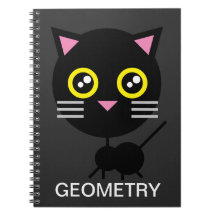 Geometrische schwarze Katze
