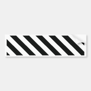 Geometrische Schwarzweiss-Linie Muster Autoaufkleber
