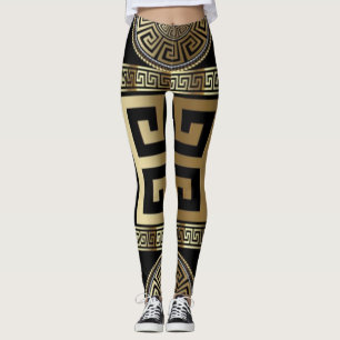 Geometrische sizilianische Damen Leggings