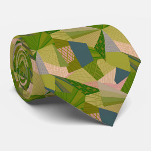 Geometrische Sommerfelder Krawatte