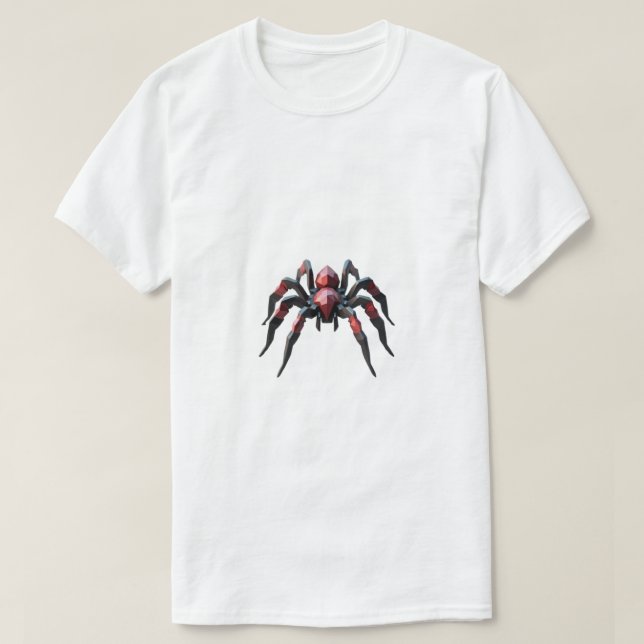 Geometrische Spider T-Shirt (Design vorne)
