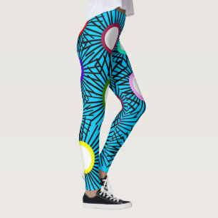 Geometrische Spike Balls Leggings