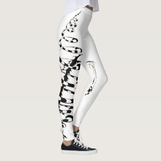 Geometrische spiralförmige Leggings - Visionärer M