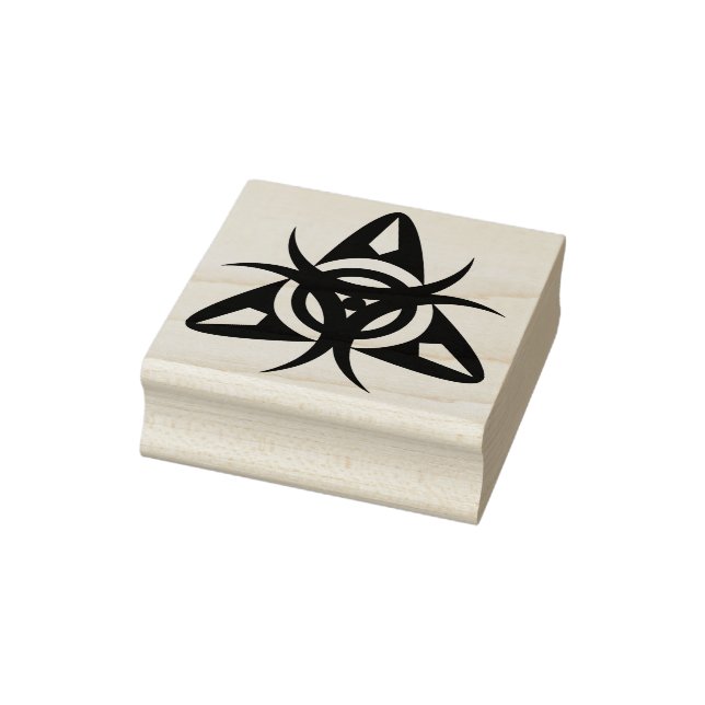 geometrische Stammkunst-Briefmarke Gummistempel (Stempel)