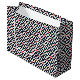 Geometrische Sternchen-Vereinbarung Große Geschenktüte