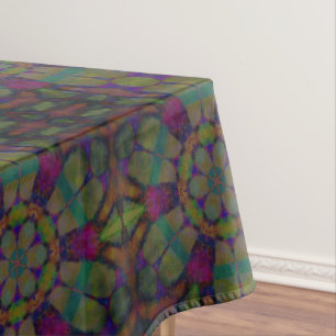 geometrische Struktur der Folk Tischdecke