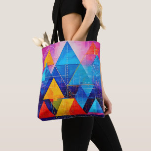 Geometrische Symbole Abstrakt #10 Tasche