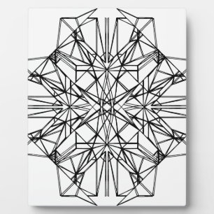 geometrische Symmetrie Fotoplatte