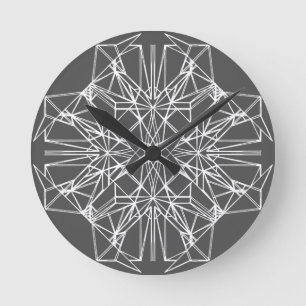 Geometrische Symmetrie Runde Wanduhr