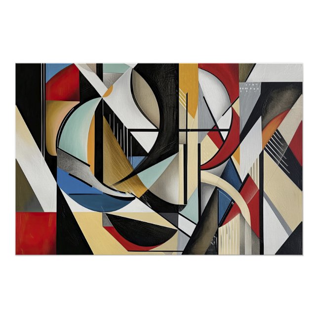 Geometrische Symphonie perfekte Harmonie Poster (Vorderseite)