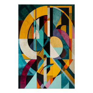 Geometrische Symphonie Poster
