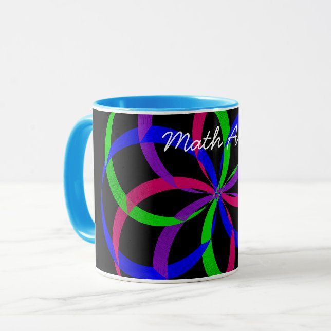 Geometrische Tasse für den Kaffee in mehreren Farb (Vorderseite Links)