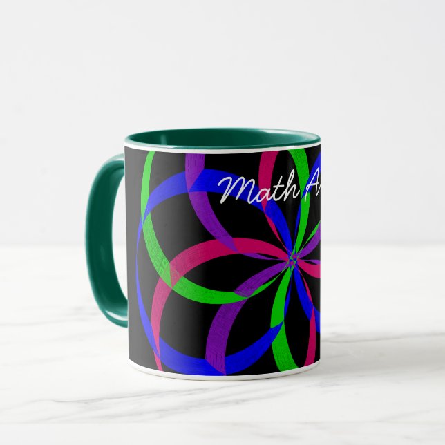 Geometrische Tasse für den Kaffee in mehreren Farb (Vorderseite Links)