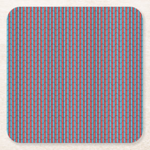 Geometrische Tiles Rechteckiger Pappuntersetzer