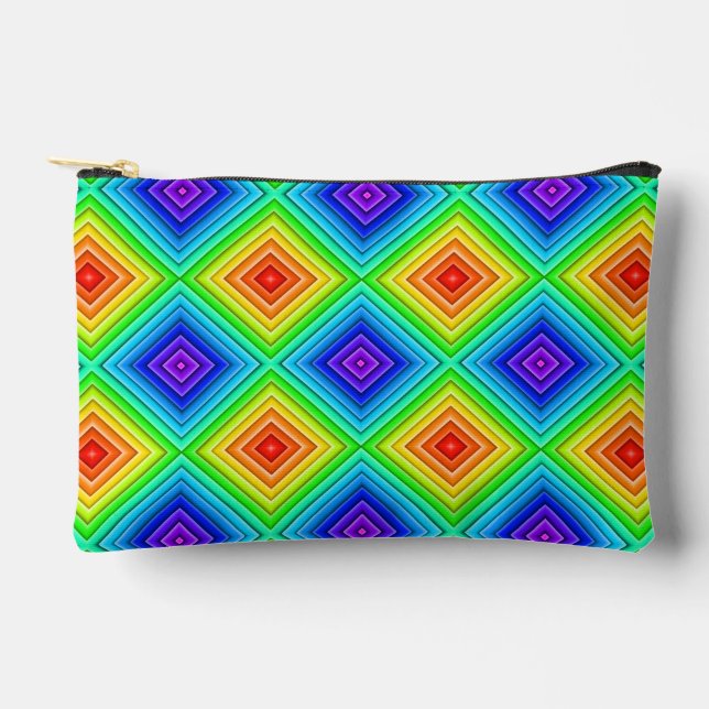 Geometrische Topografie - Accessories Pouch Zubehörtasche (Vorderseite)