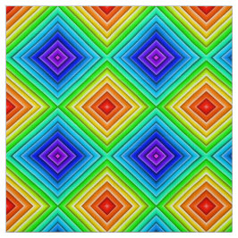 Geometrische Topografie - Polyestergewebe Stoff