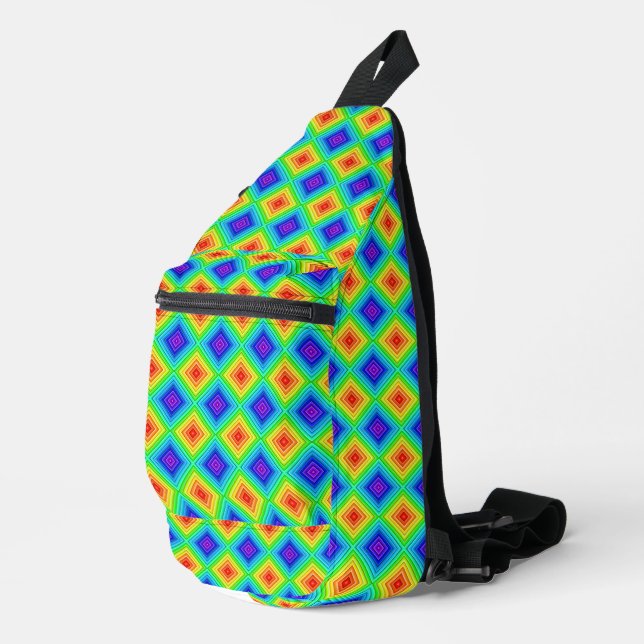 Geometrische Topografie - Sling Bag (Rechte Ecke)