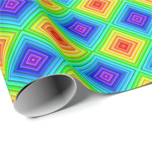 Geometrische Topografie - Umreifungspapier Geschenkpapier