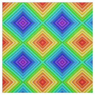 Geometrische Topographie - Elfenbeinfarbenes Leine Stoff