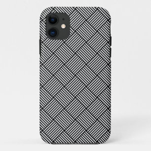 Geometrische überprüfte Beschaffenheit iPhone 11 Hülle