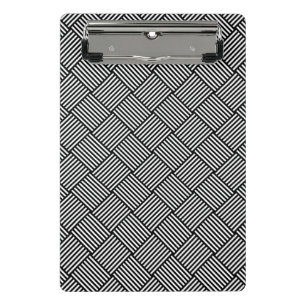 Geometrische überprüfte Beschaffenheit Mini Klemmbrett