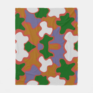 Geometrische Vintage Streetwear Fleecedecke