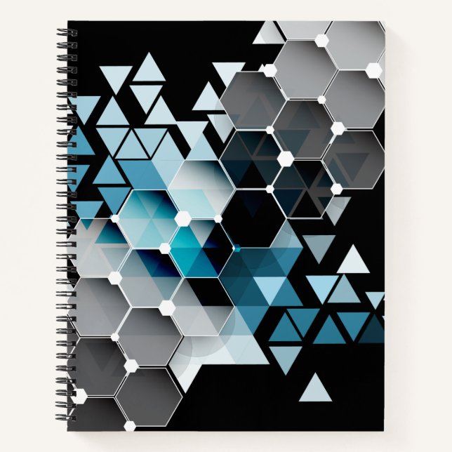 Geometrische Vorstellungskraft Notizbuch (Vorderseite)